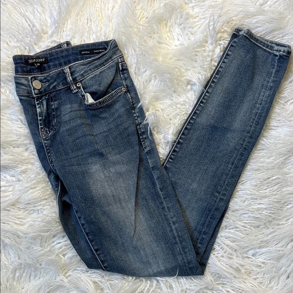 * Dear John Women's Skinny Jeans in Denim Blue